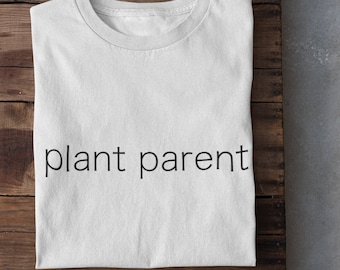 Pflanzeneltern-T-Shirt: Unisex Botanischer Liebhaber-T-Shirt
