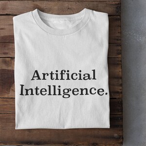 Camiseta de inteligencia artificial / Camiseta para entusiastas de la tecnología futurista