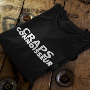 Craps Expert T-Shirt | Witty Casino Garb | Dice Game Fanatic | Comfy Unisex Tee | Gambling Enthusiast Attire | Casino Party Must-Have