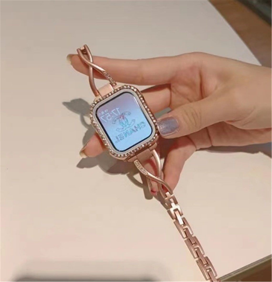 X Apple Watch Band Gold IWatch Band Chain 38mm 40mm 42mm Etsy