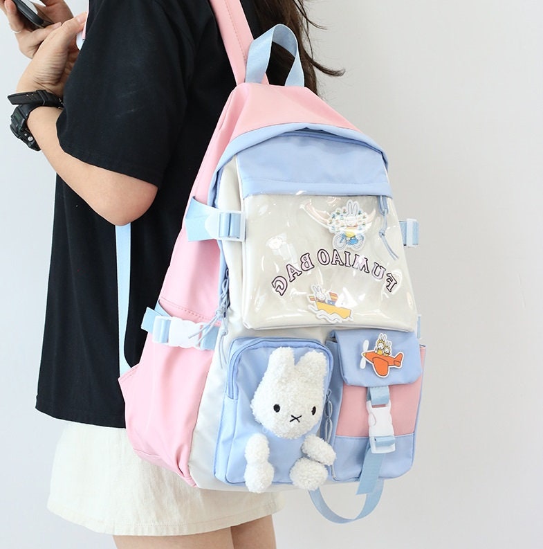 kawaii clear backpack