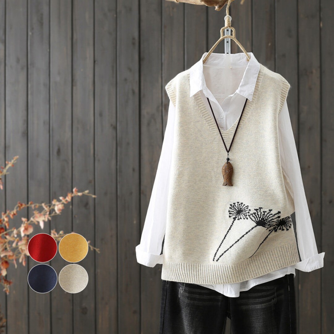 Dandelion Sweater Vest, Woman Sweater Vest, Soft Crochet Cotton Sweater