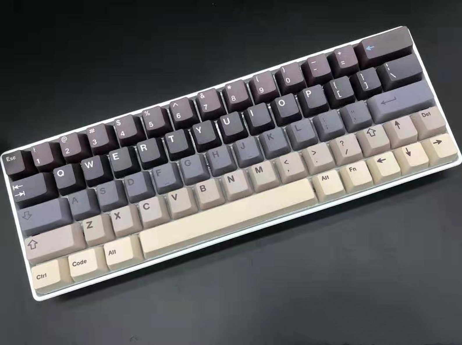 Gray Keycaps Set OEM Artisan Keycaps 64 68 84 104 108 Etsy
