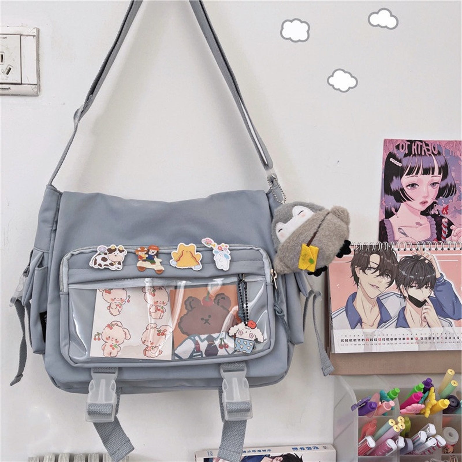 Kawaii Ita Bag Messenger Bag Ita Bag Crossbody bag Ita Bag Etsy