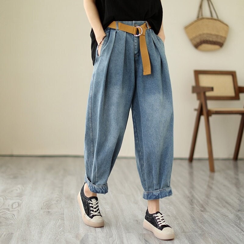 Elastic Waist Jeans for Women 