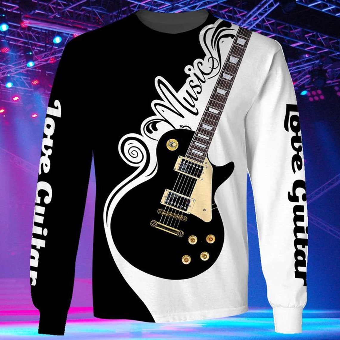Guitarist Hoodie Guitar Player Hoodie Guitar Lover Hoodie Etsy