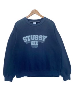 ヴィンテージ ダメージ加工 STUSSY 01 スウェットシャツ セーター