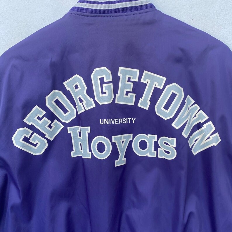 Georgetown Lettering Vintage GEORGETOWN UNIVERSITY Light Jacket Sweater Large Size Pullover ...