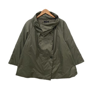 Y’S For Living Yohji Yamamoto Light Down Jacket Medium Large size Streetwear Jacket Designer Shawl Neck