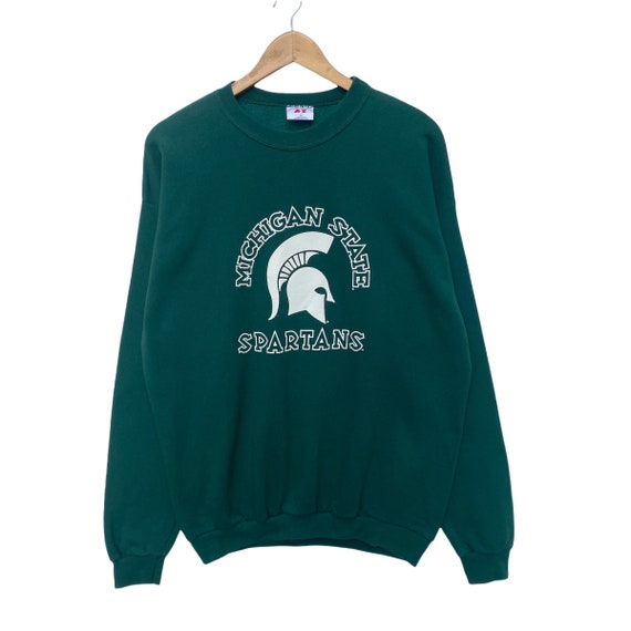 Vintage MICHIGAN STATE SPARTANS Sweatshirt Sweater Pullover Jumper