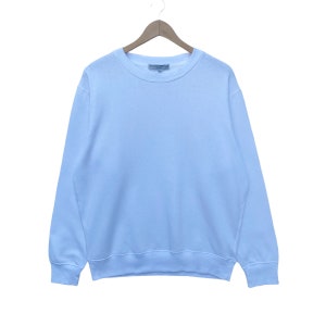 Plain White Sweatshirt Sweater Sweater Pullover Jumper Hip Hop Swag Rap Tee Shirt Large Size Crew Neck Long Sleeve Streetwear