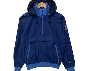 vintage PHENIX Ski Jacket Sweater Dark Blue Colour Retro Winter Sportswear Petit Manteau de ski Vtg 90s