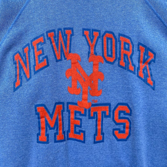 Vintage New York METS Sweatshirt Pullover Jumper … - image 4