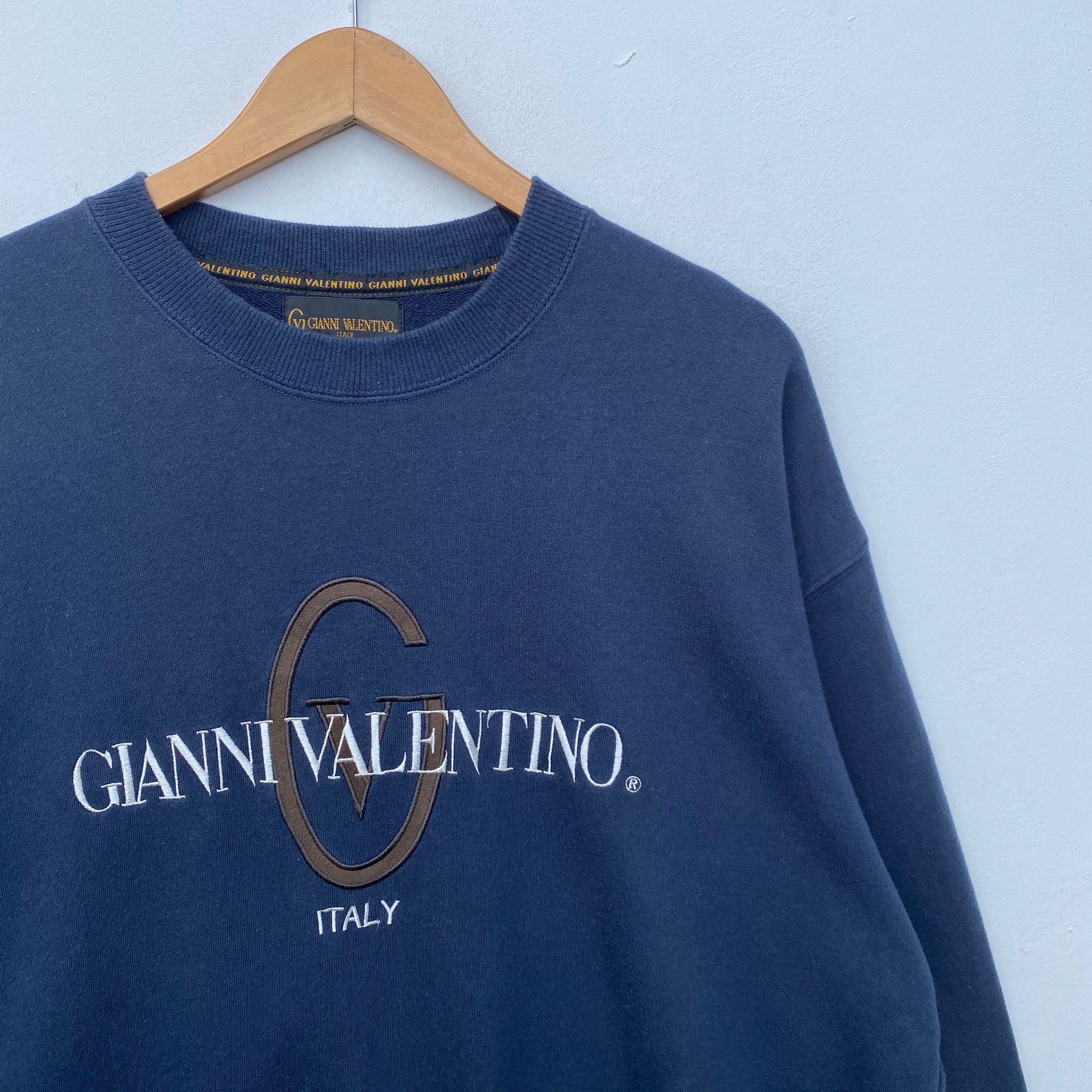 Vintage GIANNI VALENTINO Sweatshirt Sweater Pullover Jumper | Etsy