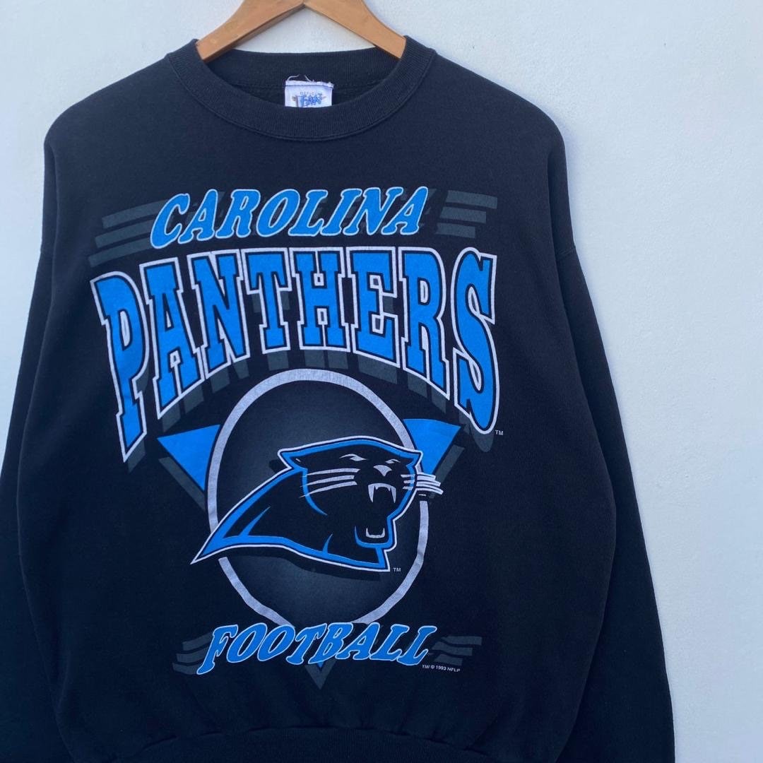 Vintage 1993 CAROLINA PANTHERS Nfl Sweatshirt Sweater Crew Neck
