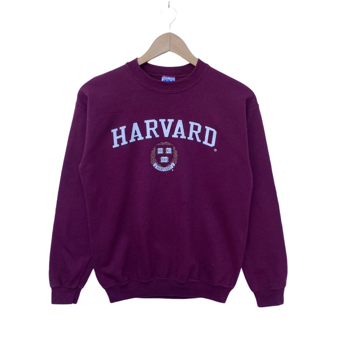 HARVARD UNIVERSITY Sweatshirt Sweater Big Spell Out Long Etsy
