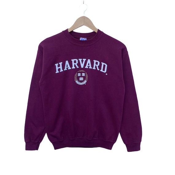 HARVARD UNIVERSITY Sweatshirt Sweater Big Spell Out Long Sleeve Maroon Colour Pullover Jumper Shirt Small Size Streetwear Etsy Canada
