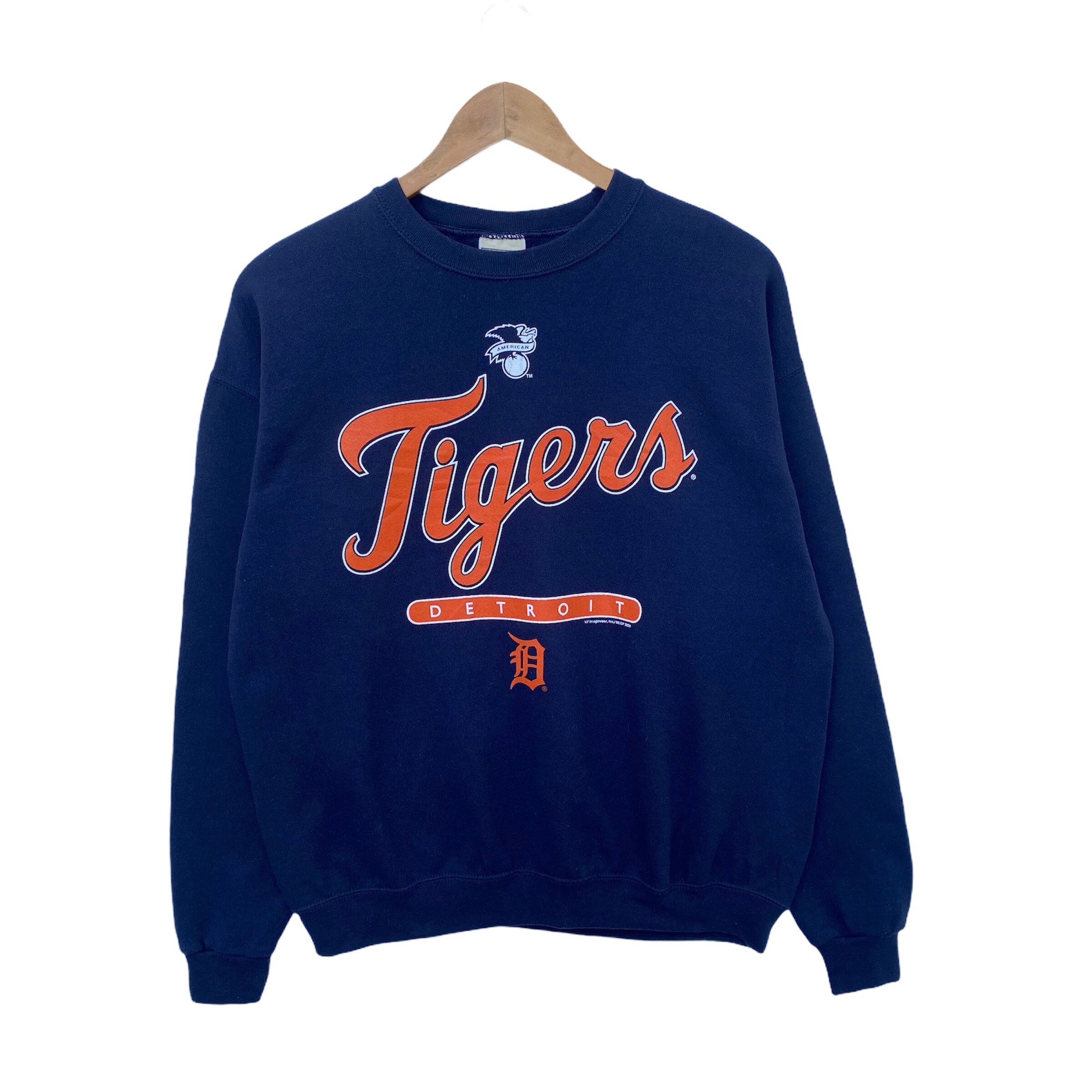 DETROIT TIGERS Sweatshirt Pullover Pullover MLB Baseball Sportswear