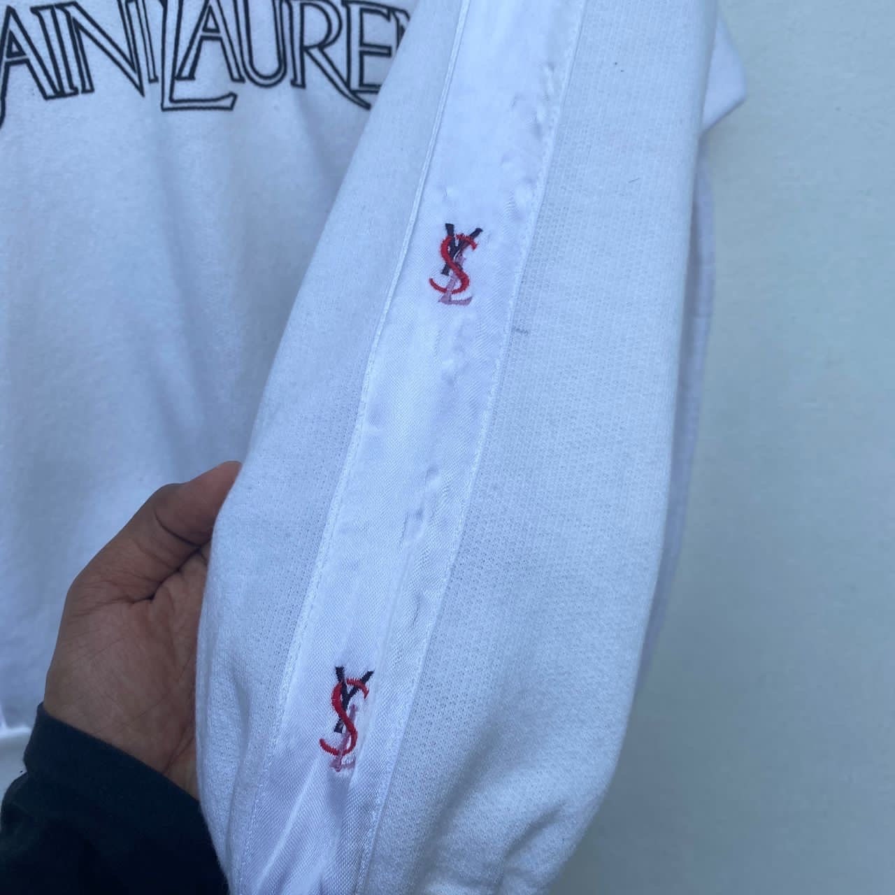 Vintage YVES SAINT LAURENT Sweatshirt Sweater With Sidetape Vintage YVES SAINT LAURENT Sweatshirt Sweater With Sidetape
