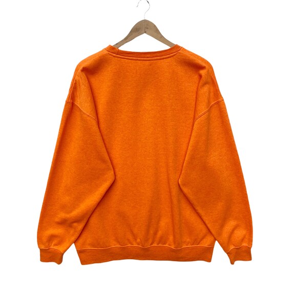 Plain clearance orange sweatshirt