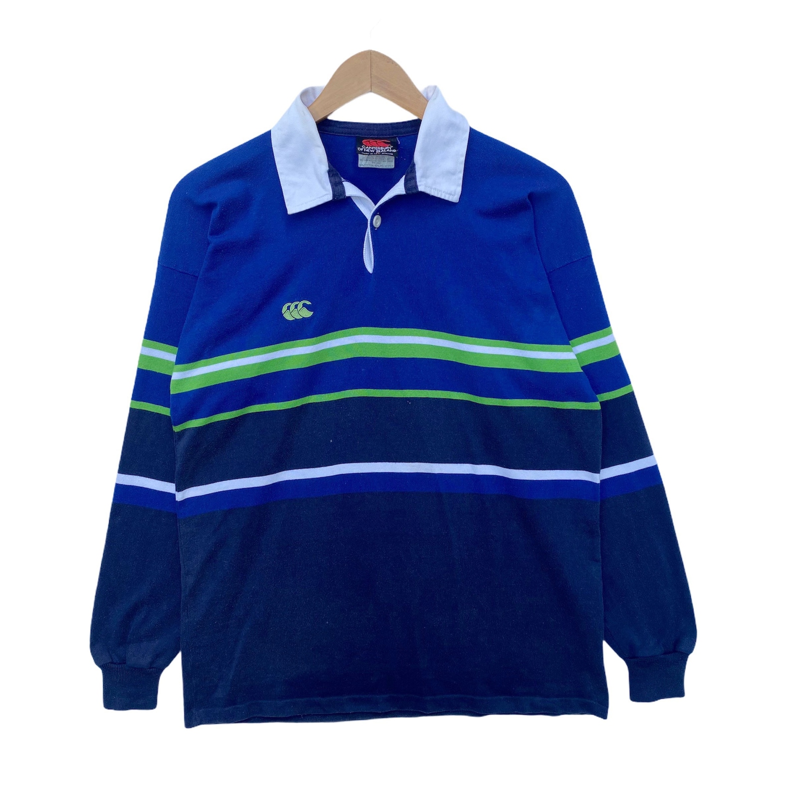 canterbury striped rugby shirt