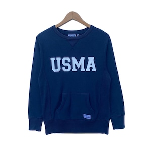 UNITED STATES MILITARY Academy Sweatshirt Sweater Pullover Jumper Long Sleeve Medium Dark Blue Colour Shirt College University usma