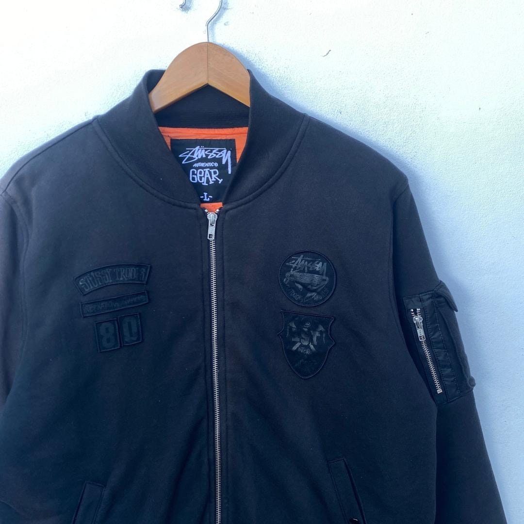 ジャケット・アウター unknown mohair bomber stussy damagedone unknown mohair bomber stussy damagedone