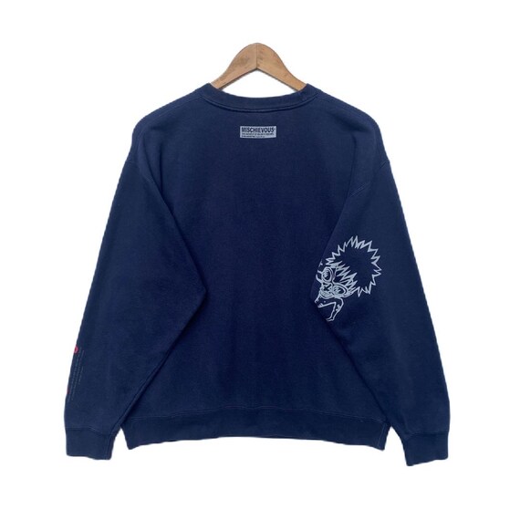 トップス Vintage navy embroidered sweatshirt Vintage 90's Nike Town USA New York City NYC Crewneck