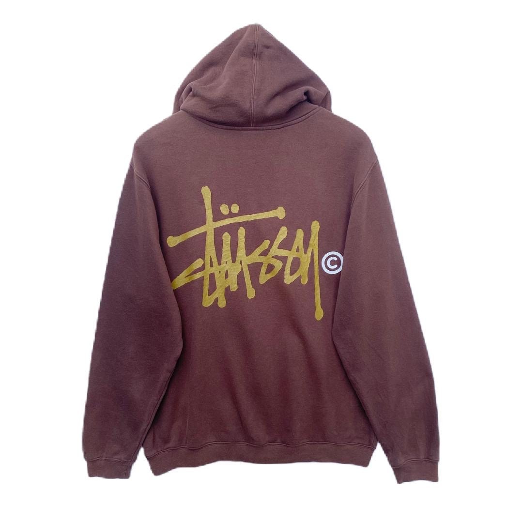 Burgundy clearance stussy hoodie