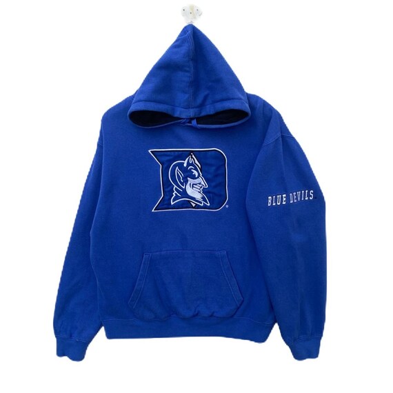 DUKE BLUE DEVILS Hoodie Sweater Pullover Jumper Sportswear Streetwear Large Size Long Sleeve Blue Colour Etsy