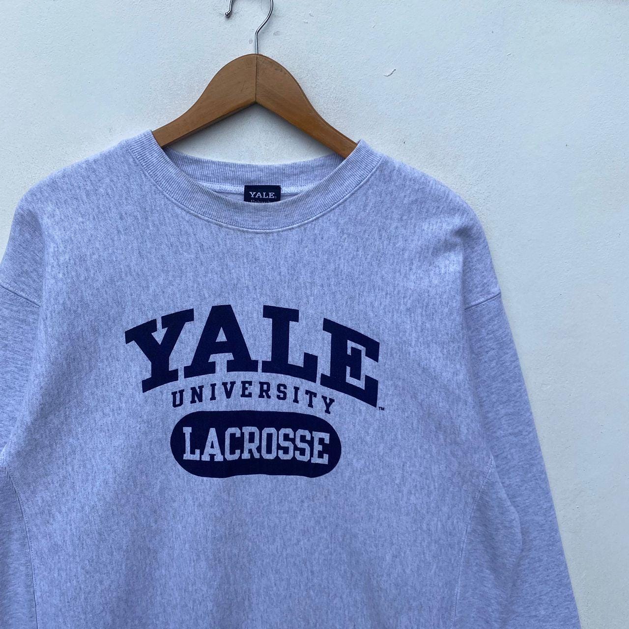 Vintage YALE University Sweatshirt Sweater Pullover Jumper Long 