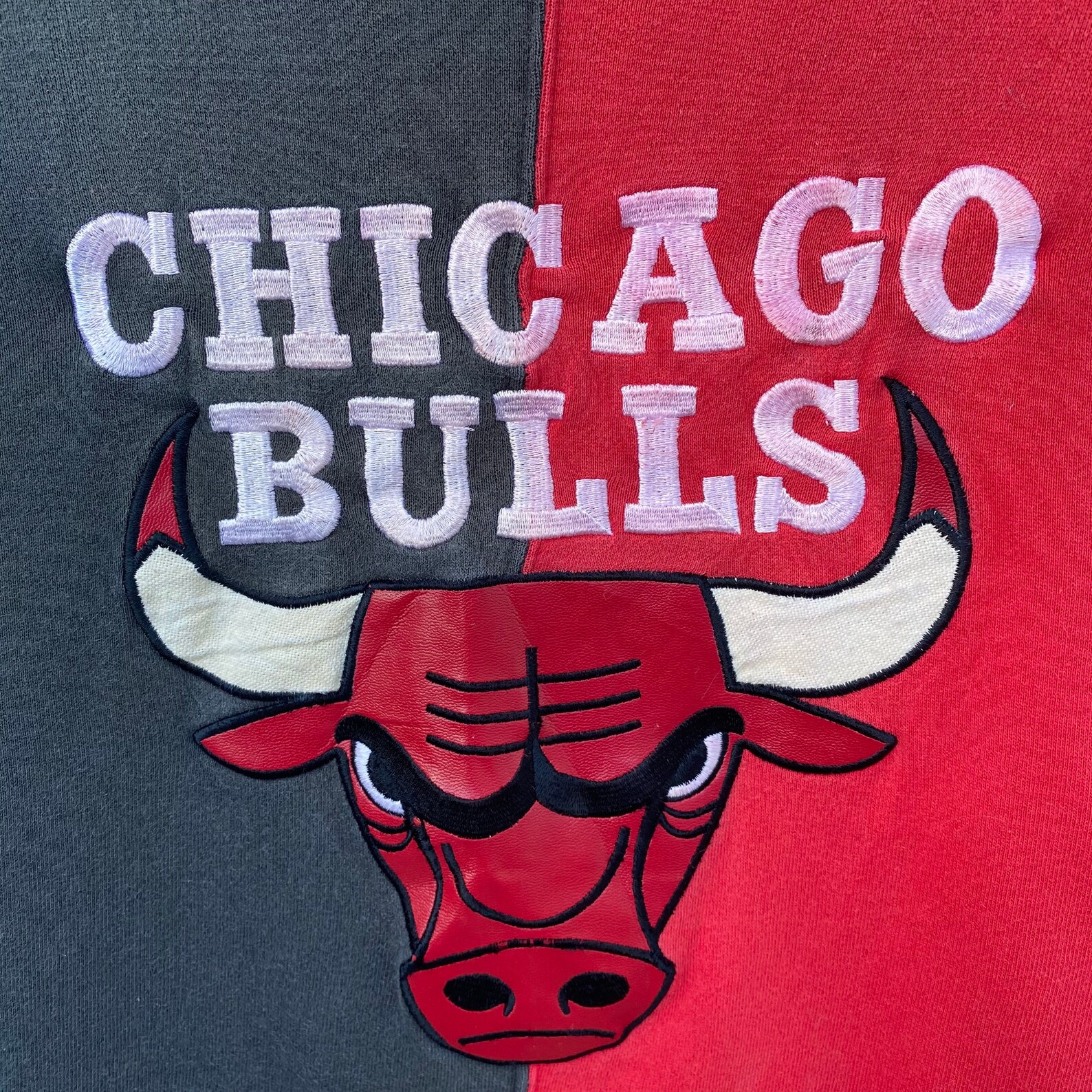 chicago bulls vintage pullover
