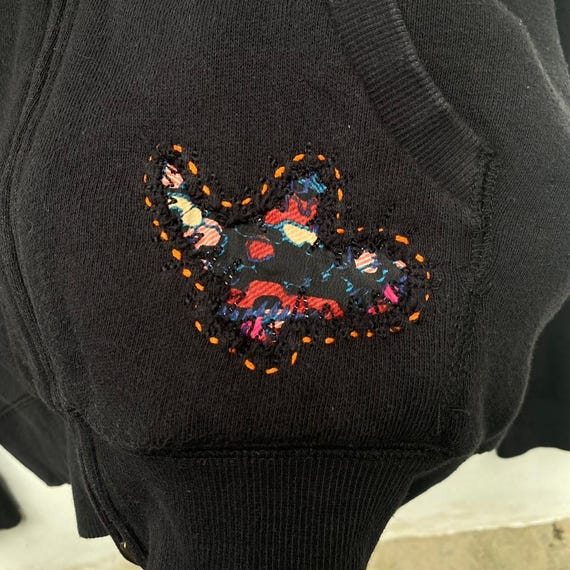 Vintage TSUMORI CHISATO Hoodie Zipper Sweater Long Sleeve Large