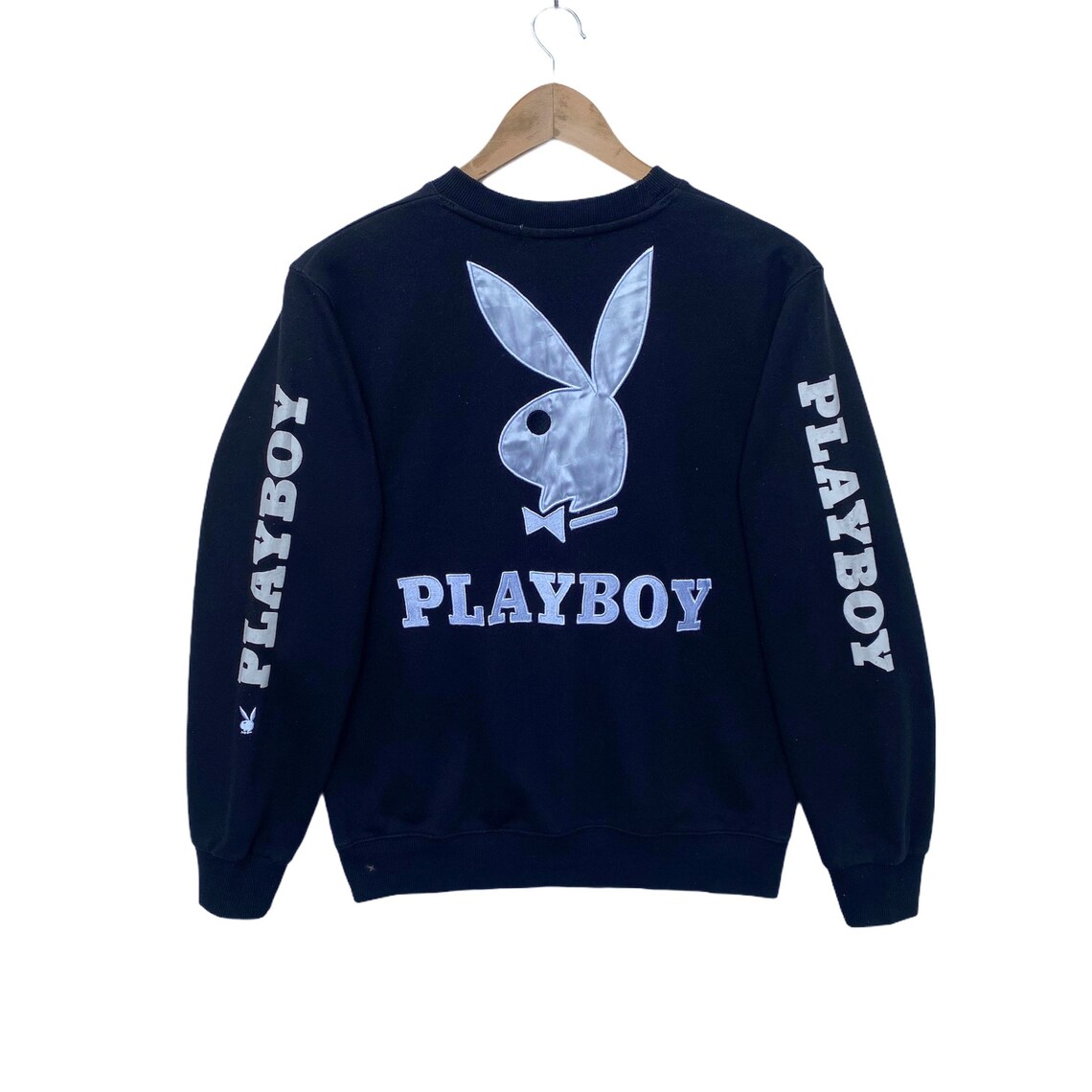 Vintage PLAYBOY Sweatshirt Sweater Embroidery Big Logo Spell Etsy
