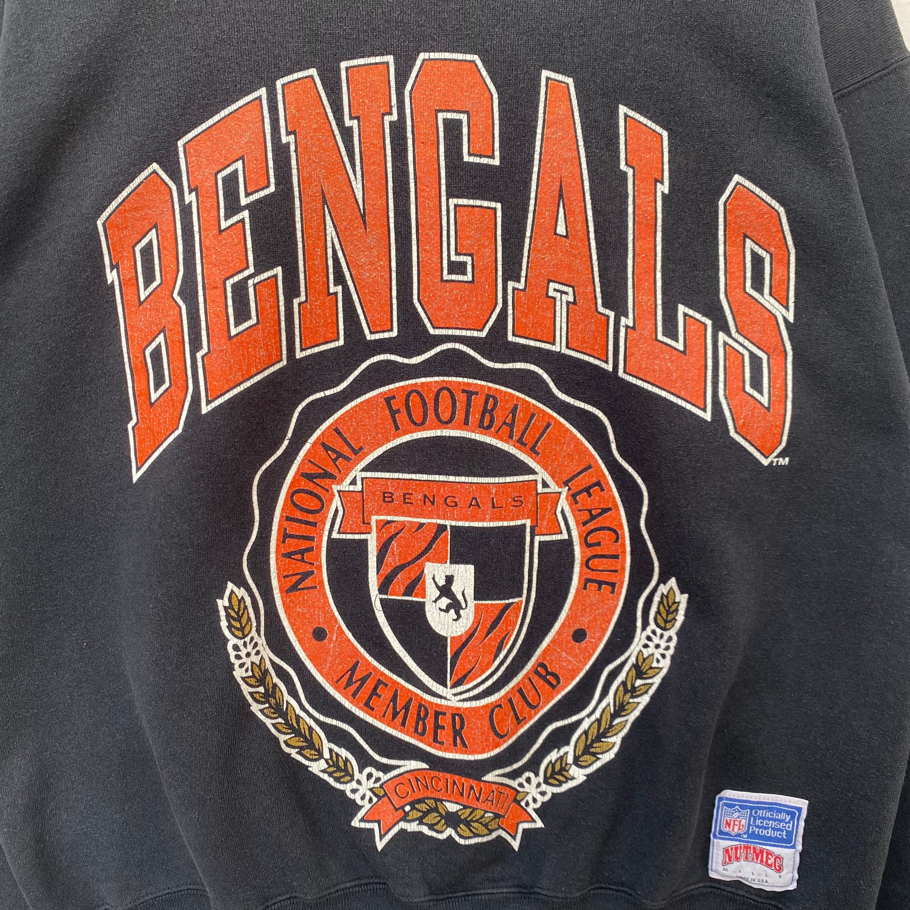 Cincinnati Bengals Mens M-XL Mitchell & Ness Retro Lined Windbreak