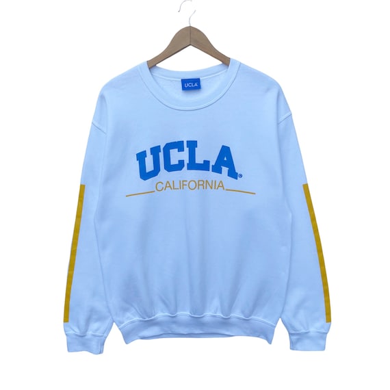 Vintage UCLA Bruins University of California Sweatshirt Sweater Pullover Jumper Long Sleeve Medium Shirt Los Angeles College White Etsy