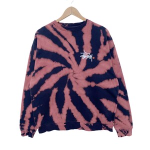 stussy tie dye sweatshirt