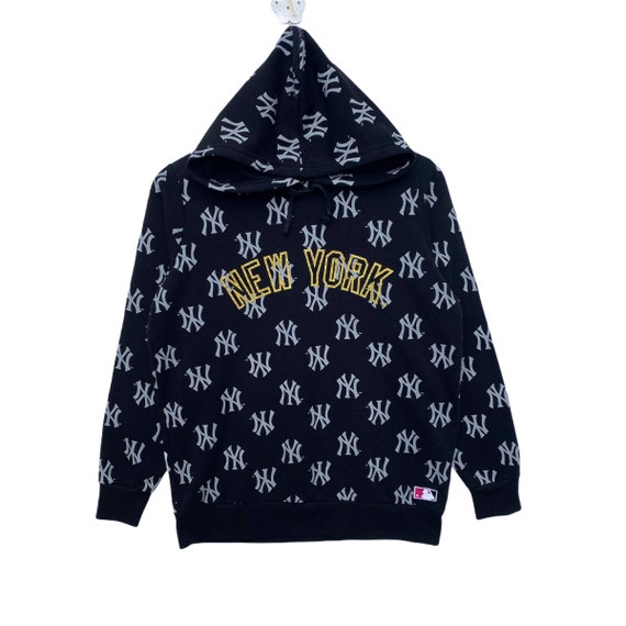 NEW YORK YANKEES Hoodie Sweater Black Colour Pullover 