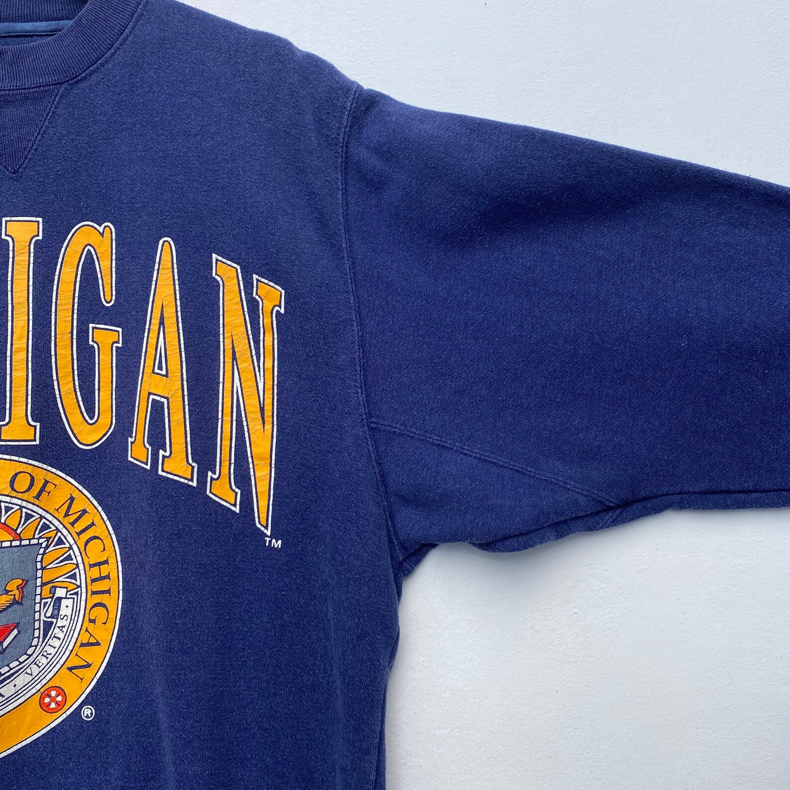 Vintage UNIVERSITY OF MICHIGAN Sweatshirt Sweater Pullover Etsy