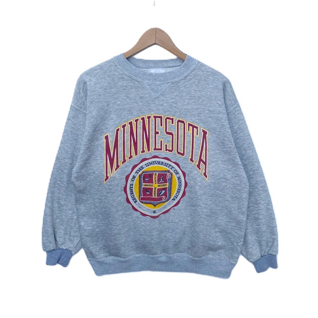 Vintage University of Minnesota Sweatshirt Sweater Pullover Jumper Long ...