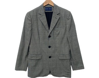 Vintage RALPH LAUREN Blazer Plaid Women Small Size