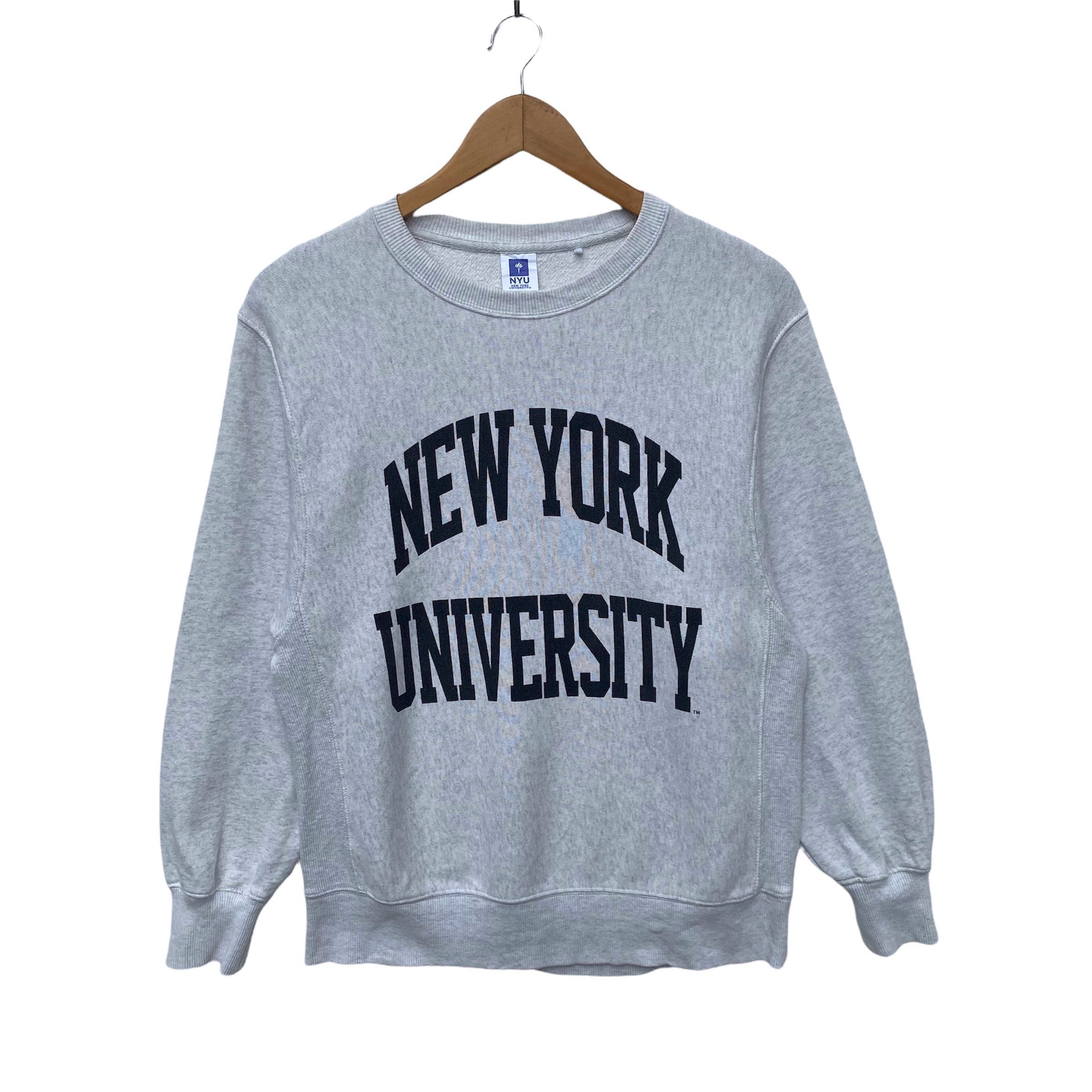 Champion nyu sweatshirt deals
