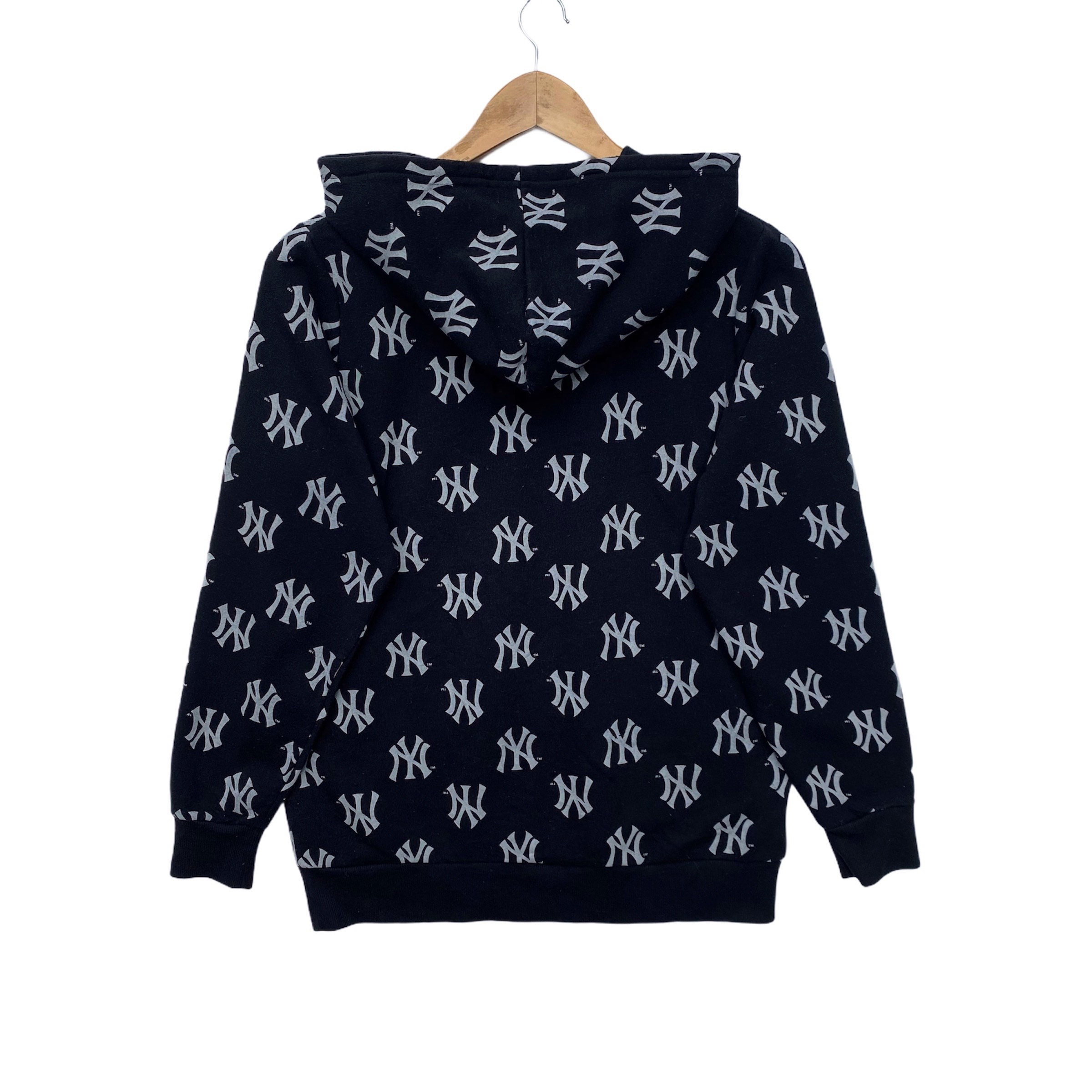 ☆MLB Korea☆ Basic Vintage Washed Hoodie NY LPeach Hoodies