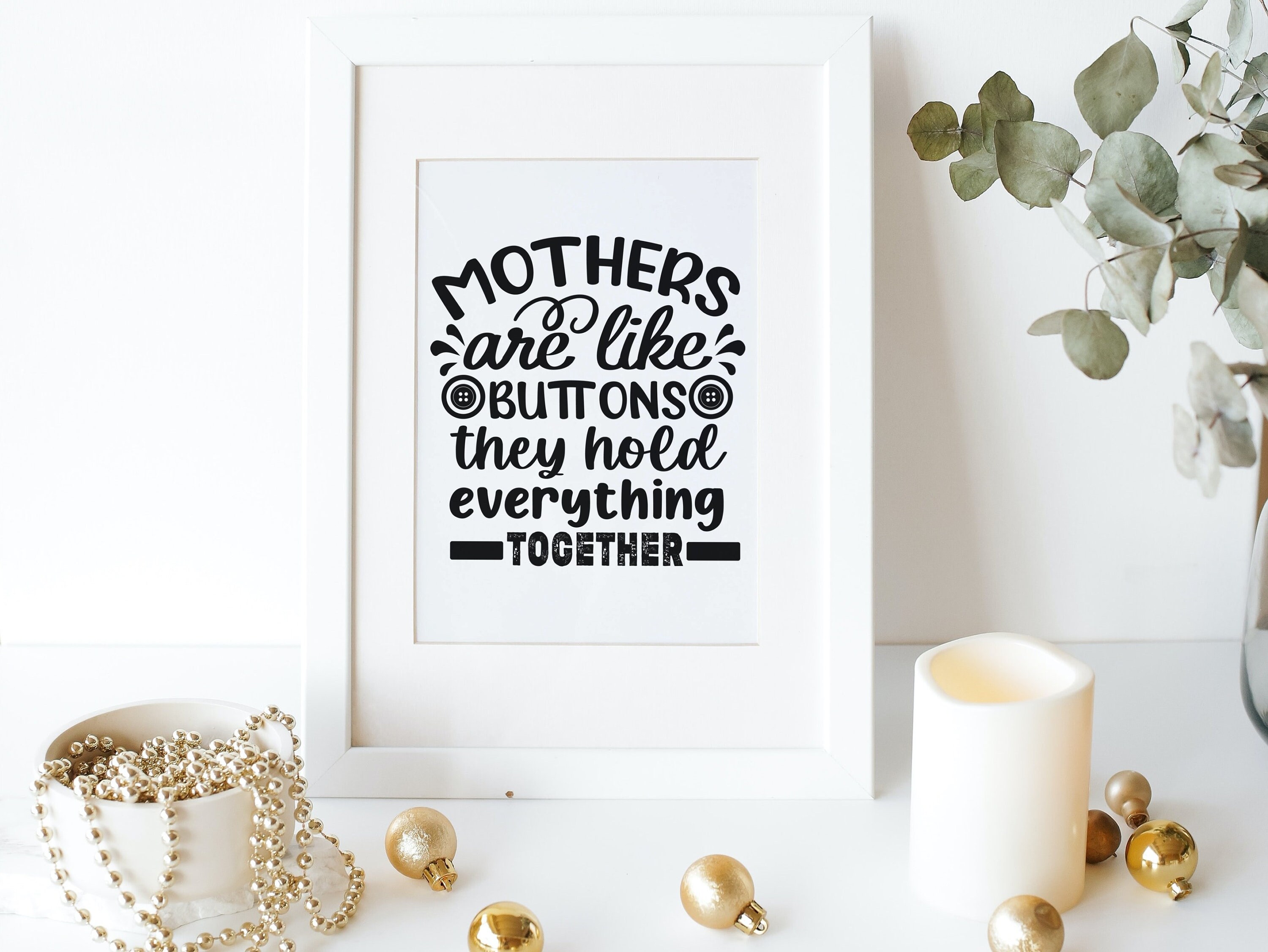 Mütter sind wie Knöpfe sie halten alles zusammen SVG Mutter Etsy