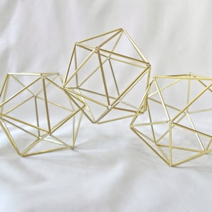 Set of 3 Himmeli Centerpieces