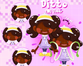 Ditto Human PNGTuber: Avatar de transmisión en Twitch (descarga digital)