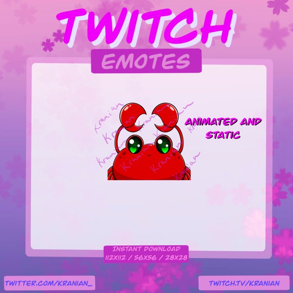 Animated Crab Dance Rave Emote | Twitch | Discord | Youtube