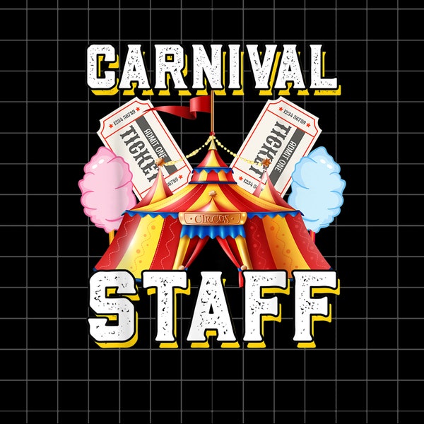 Circus Family Matching PNG Design For Shirt, Circus Staff Birthday Theme, Gift For Kid, Carnival Staff, Family Gift, Instant Download