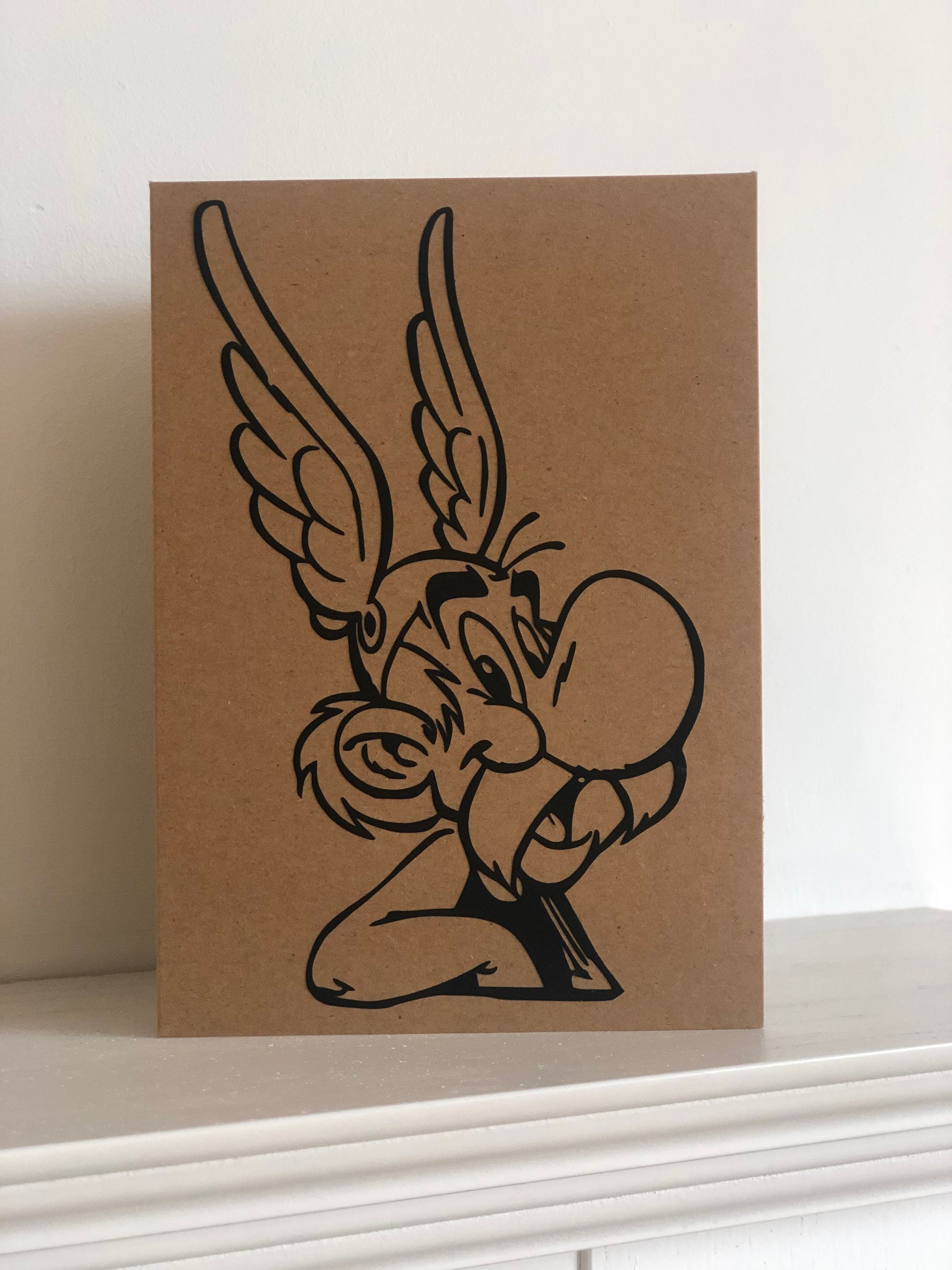 Carte Anniversaire Asterix Et Obelix à Imprimer Carte d'anniversaire Astérix - Etsy France
