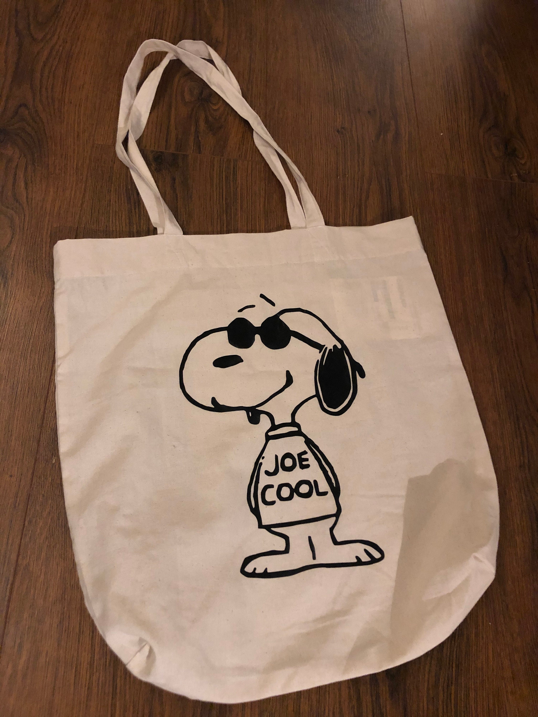 Tote Bag Joe Cool Snoopy Peanuts - Etsy